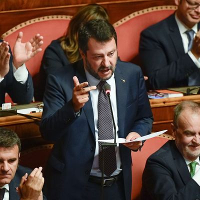 ITALY - POLITICS - PARLIAMENT - VOTE - SENATE