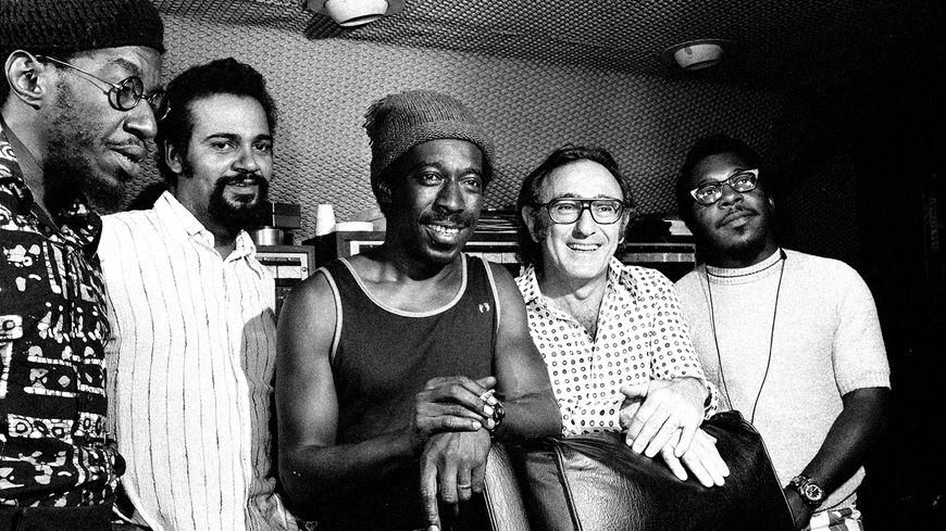 Freddy Robinson, Joe Sample, Blue Mitchell, Bob Shad et Herman Riley / DR