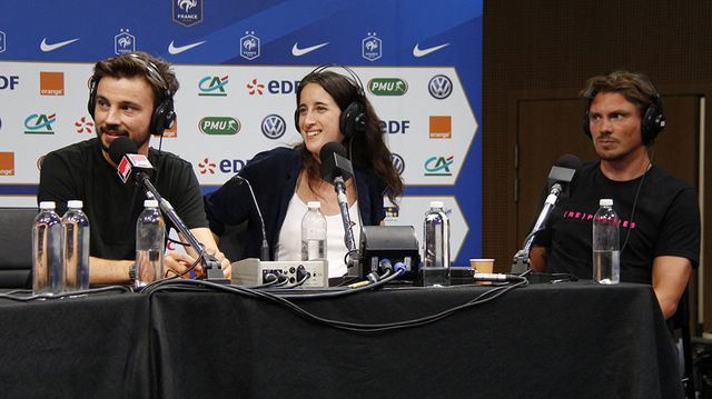 Tom Villa, Agnès Hustel et Guillermo Guiz