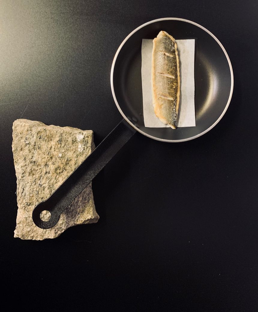 La cuisson du filet de bar à la poêle