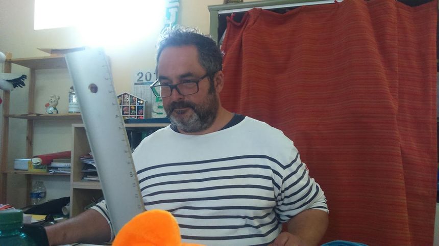 Marc Josse quand il n'est pas au volant de la ludothèque