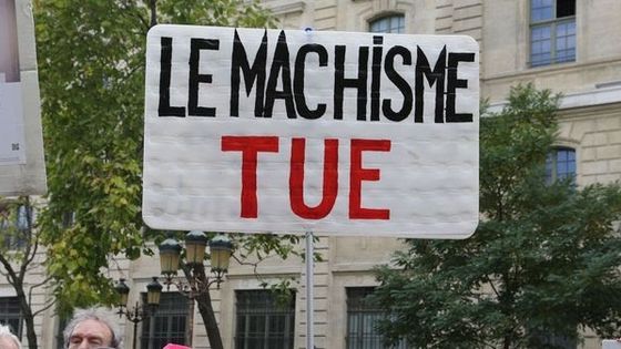 Manifestation contre les violences faites aux femmes. ©Sipa