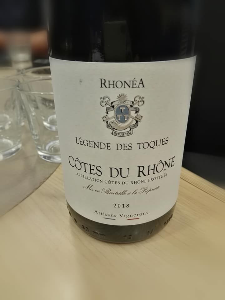 La cuvée Rhonéa, Légende des Toques.