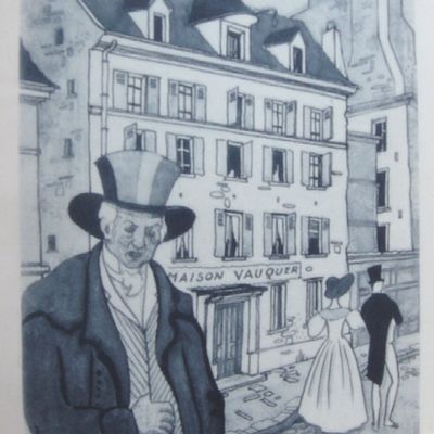 La pension Vauquer (rue Neuve St Geneviève, aujourd'hui rue Tournefort) dans le 5ème arrondissement de Paris