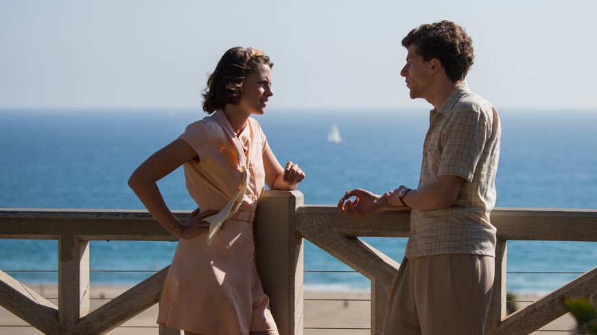 Kristen Stewart et Jesse Eisenberg dans Café Society, de Woody Allen (2016)