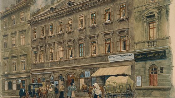 Le domicile de Franz Schubert à Vienne au 6 Kettenbruckengasse. - De Agostini via Getty Images