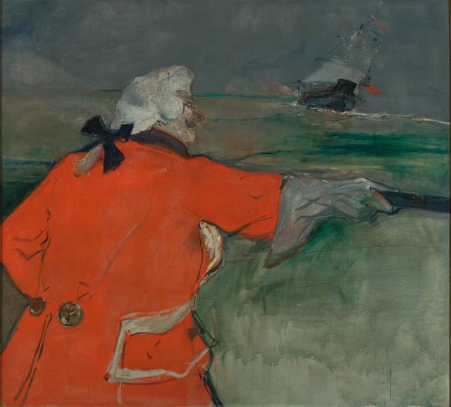 Henri de Toulouse Lautrec - Paul Viaud en tenue d'amiral du 18e - 1901 - Sao Paulo