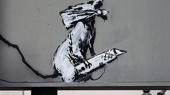 le pochoir volé à Beaubourg