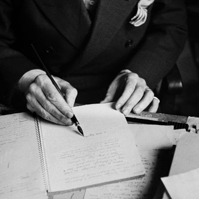Paul Valéry à son bureau, 30 novembre 1937