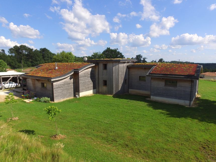 Autre vue sur la campagne... et la maison !