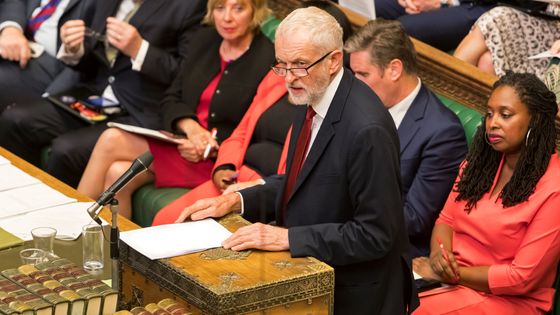 Jeremy Corbyn à la Chambre des Communes ©AFP - ROGER HARRIS / UK PARLIAMENT