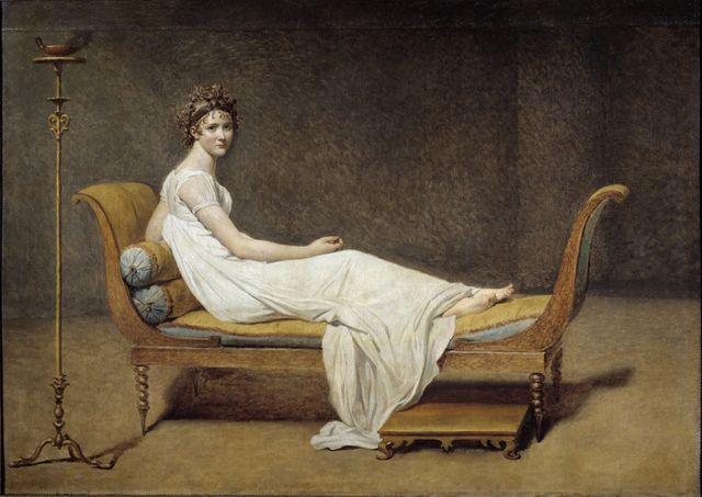 Portrait de Juliette Recamier, par Jacques Louis David, 1800