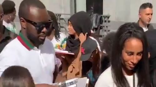 Maître Gims - capture vidéo association Villeneuve pour Tous