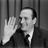 Jacques Chirac au congrès de l'UDR en 1974