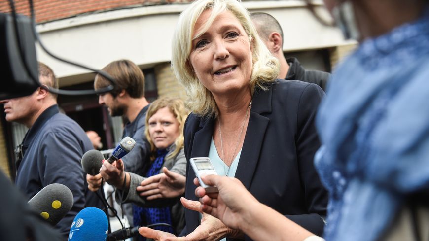 Marine Le Pen le 8 septembre 2019 à Hénin-Beaumont