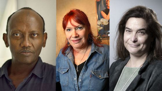 Abdourahman Waberi, Pia Moustaki et Héloïse d'Ormesson - FRANCESCO GATTONI / LEEMAGE ; LE PARISIEN (© Maxppp) et JOEL SAGET (© AFP)
