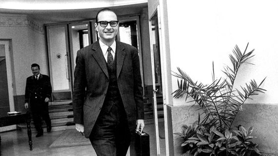 Jacques Chirac, ministre de l'Agriculture en 1972 ©Getty - artault erwan