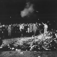 Autodafé, Opernplatz à Berlin, le 11 mai 1933.