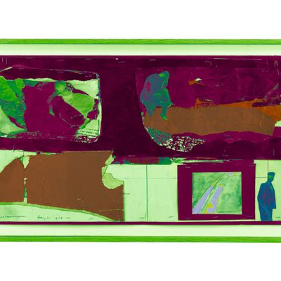Pierre Buraglio, C'est un panoramique, 1963. Collection P.B.
