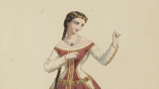 Pauline Viardot dans le rôle de Léonor, dans "La favorite", Théâtre de l'Opéra, Date d'édition : 1862-1863 - Domaine Public, Gallica, BNF