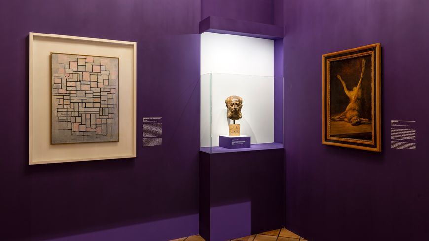 Vue in situ de l’exposition « Mondrian Figuratif »