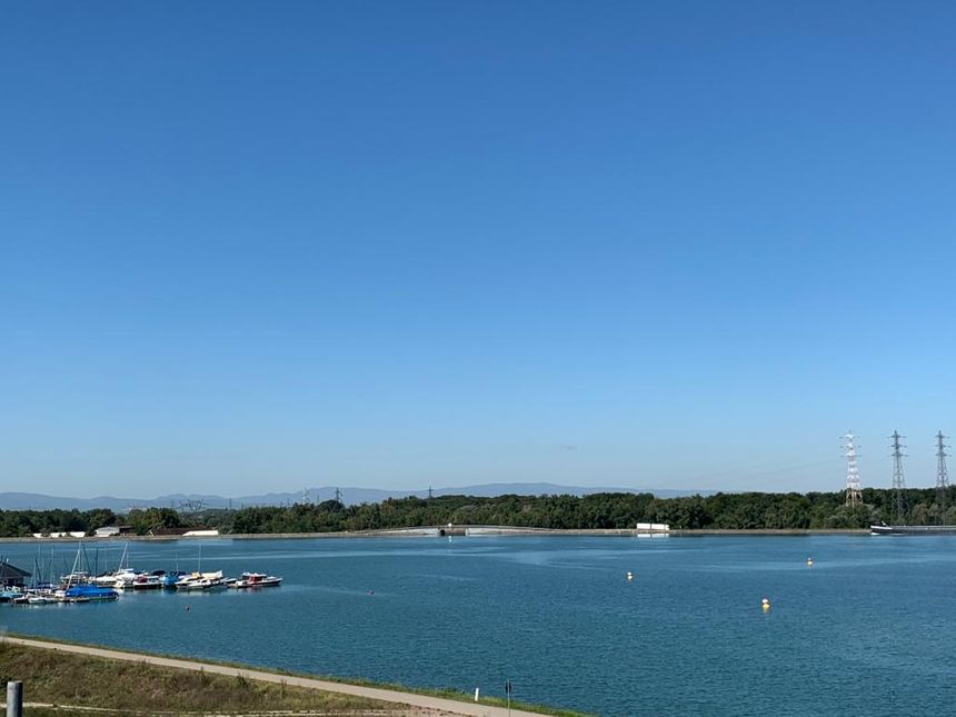 Vue depuis le théâtre BAAL à Neuried