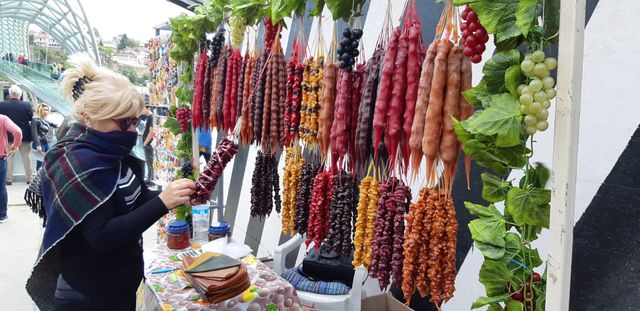La Toutchela, la gourmandise préférée des géorgiens.