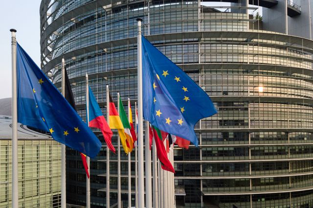 Le Parlement européen, à Strasbourg.