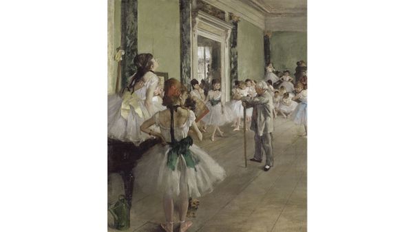 Edgar Degas : La Classe de danse, 1873. Huile sur toile, 85,5x73 cm. Paris, Musée d'Orsay