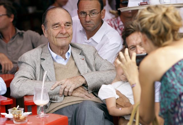 Jacques Chirac en 2011 à Saint-Tropez