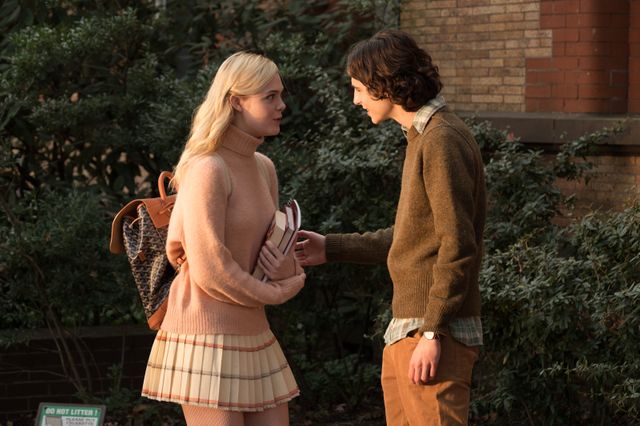 "Un jour de pluie à New York" : Elle Fanning et Timothée Chalamet