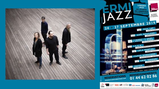 Les Quatre Vents : Perrine Mansuy, Christophe Leloil, Pierre Fénichel, Fred Pasqua - Laetitia Bourgeois / Laborie Jazz