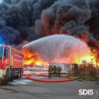 Incendie de l'usine Lubrizol à Rouen le 26 septembre 2019