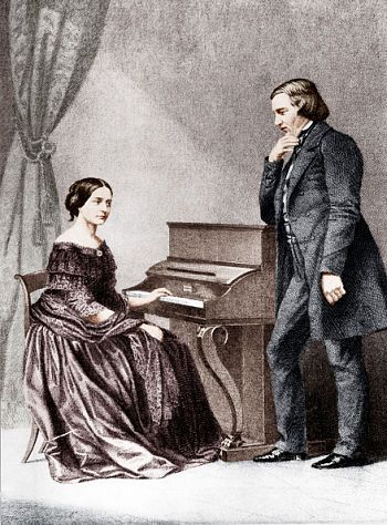 Clara et Robert Schumann