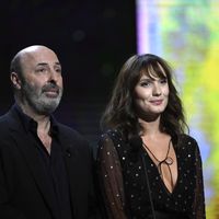 Le réalisateur Cédric Klapisch et l'actrice Ana Girardot pendant les César le 24 février 2017.