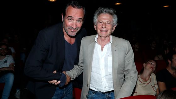 Jean Dujardin et Roman Polanski, à l'avant-première du film du Daim. ©Getty - Bertrand Rindoff Petroff