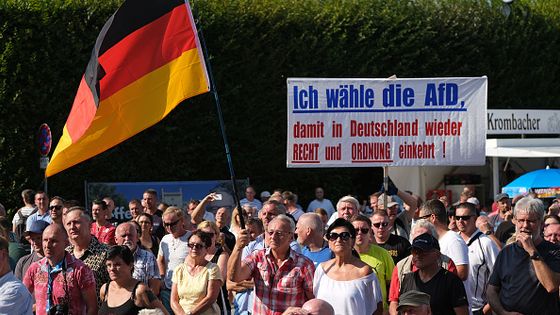 Rassemblement électoral de l'AFD. ©Getty - Sean Gallup