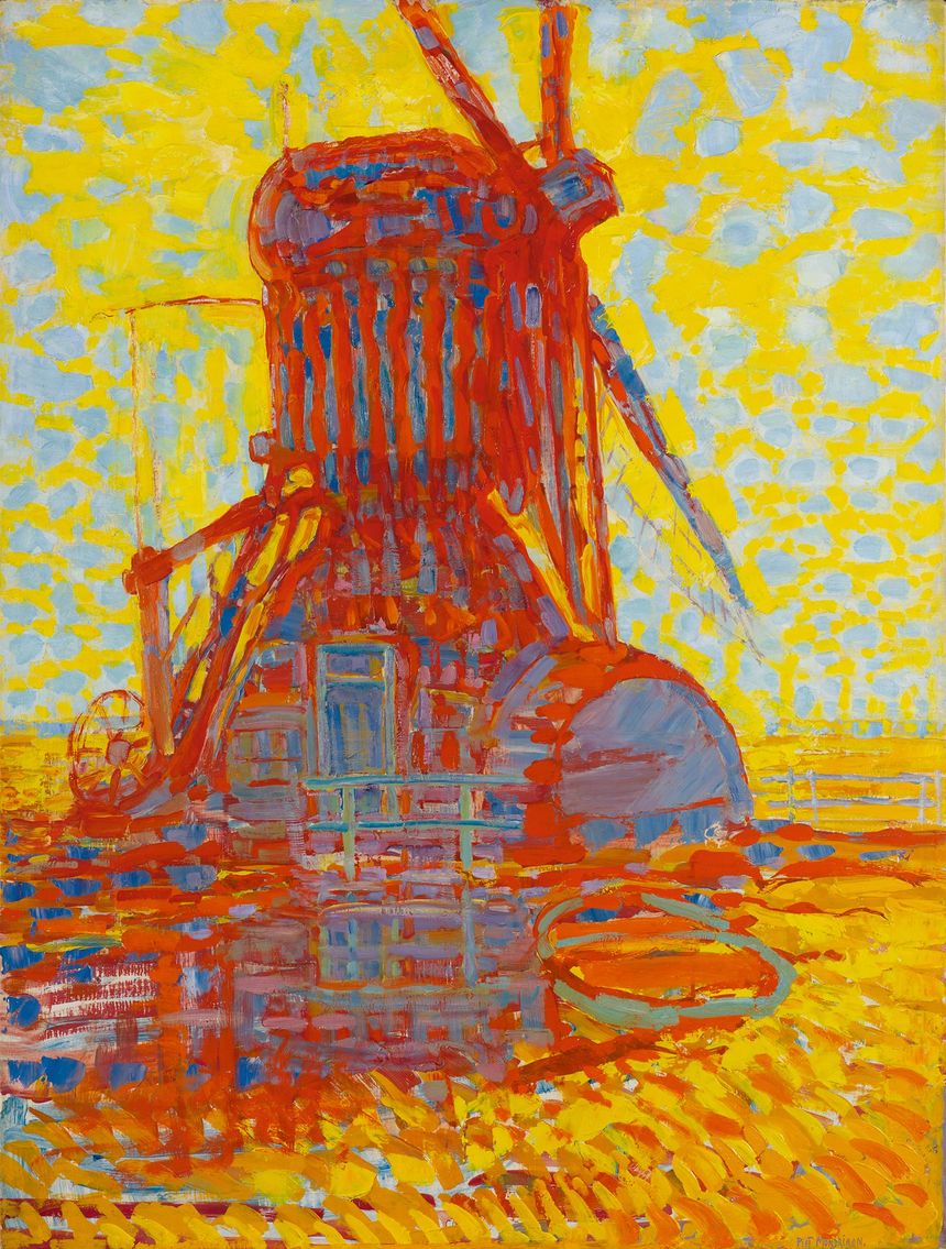 Piet MONDRIAN, Mill in sunlight, 1908 Huile sur toile, 114 x 84 cm