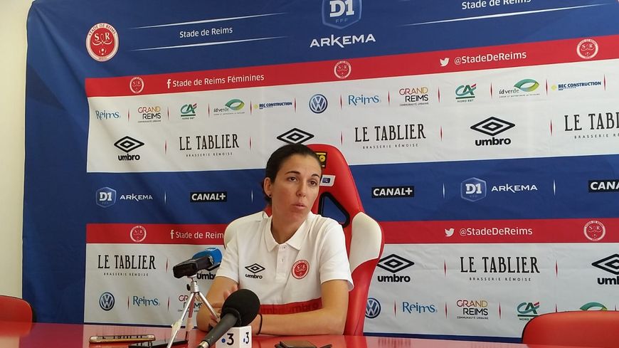 Amandine Miquel, lors d'un point presse ce vendredi 6 septembre.