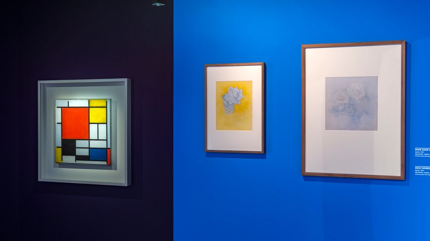Vue in situ de l’exposition « Mondrian Figuratif »
