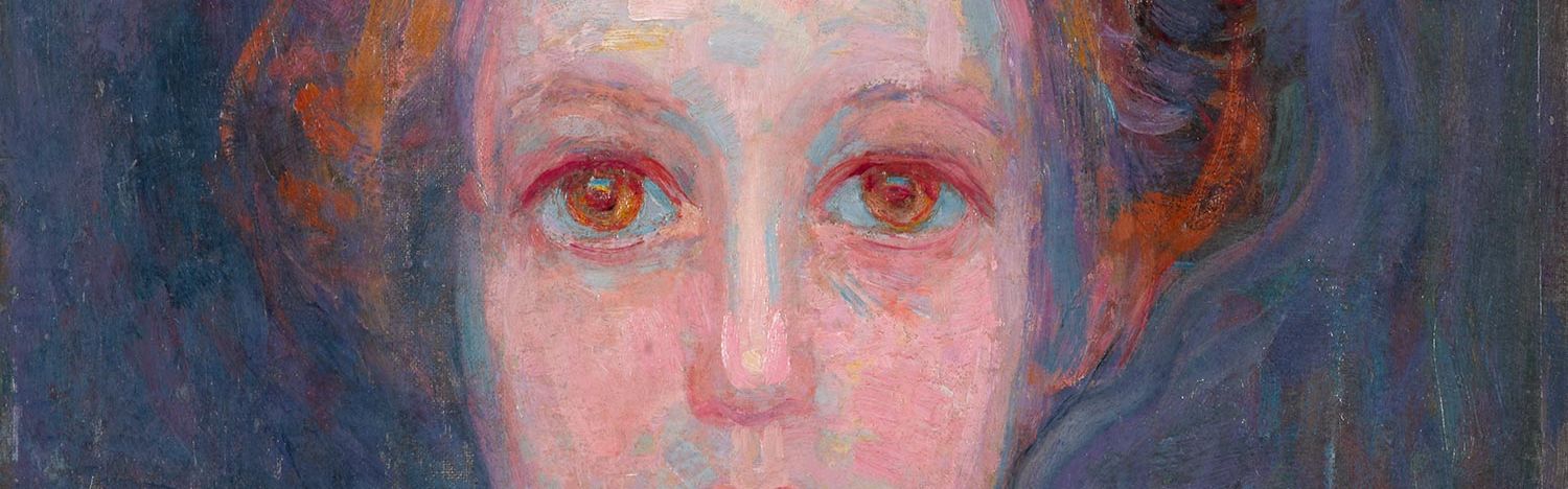 Piet MONDRIAN, Portrait of a Girl in Red, 1908 Huile sur toile sur panneau, 49 x 41,5 cm