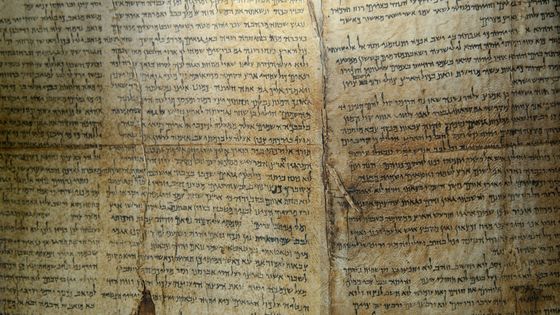 Les manuscrits de la mer Morte constituent un ensemble de 972 textes découverts entre 1946 et 1956 à Khirbet Qumran, en Cisjordanie. 2014, Jerusalem, Israel ©Getty - Frédéric Soltan/Corbis