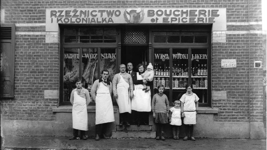 Boucherie-charcuterie - Kasimir ZGORECKI 1920 - 1930 1994 (Tirage moderne) CRP/ Centre régional de la photographie Hauts-de-France
