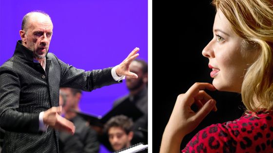 Hervé Niquet et Marie Perbost ©Maxppp - Jean-François Souchet / Jean-Baptiste Millot