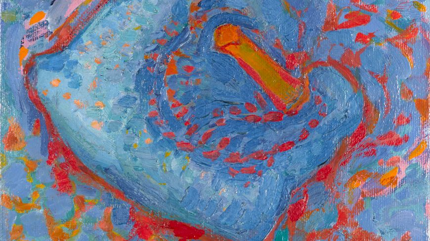 Piet MONDRIAN, Arum ; Fleur bleue, 1908-1909