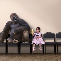 Partager (oui, même une banane avec un gorille ^_^), et mettre ainsi de la joie dans la vie
