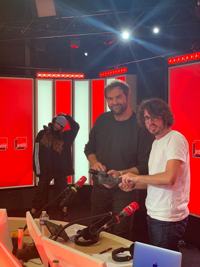 Eric et Quentin avec Chilla