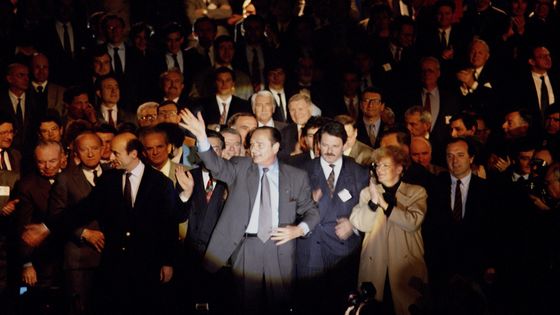 Le Rassemblement Pour la République, Le Bourget, 7 mars 1993 ©Getty - Jean Bernard Vernier/Sygma
