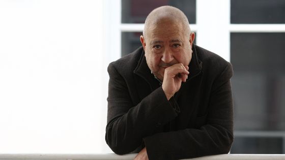 Christian Boltanski dans son atelier de Malakoff le 9 novembre 2009. ©AFP - Joël Saget