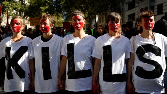 Manifestation du 20 septembre à Paris ©AFP - THOMAS SAMSON